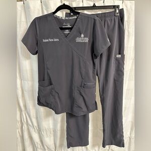 OU College of Nursing Student NURSE INTERN scrubs X2